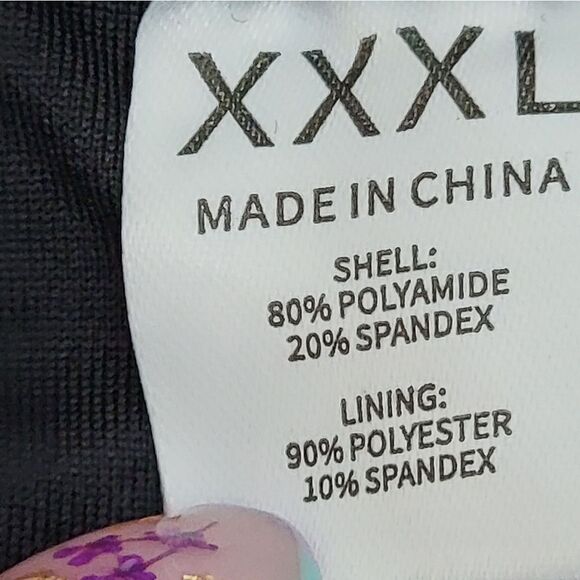 Swim Short Solid Black Pull-on Modest Shorts Swimwear Plus Size XXXL - Picture 5 of 6